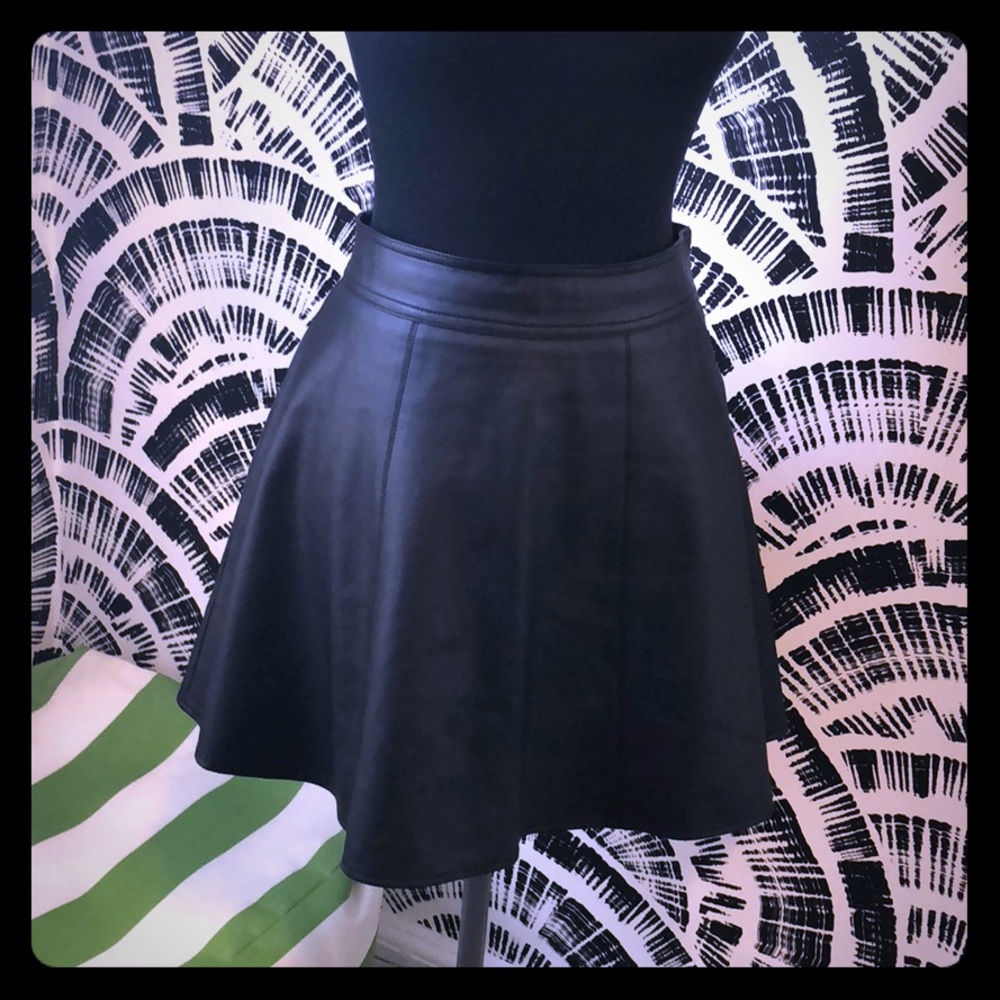 Leather skirt